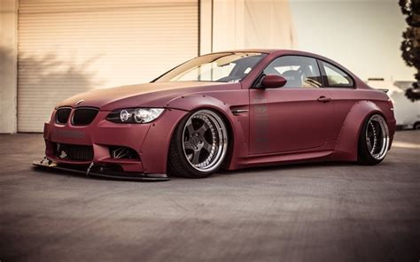 Download Wallpapers Bmw M3 E92 Tuning Stance Supercars Bmw For