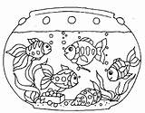 Aquarium Coloring Pages Fish Tank Coloringpages1001 Akvarium Colorir Ausmalbilder Fische sketch template