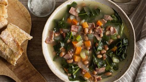 cozy black eyed peas and collard greens soup recipe
