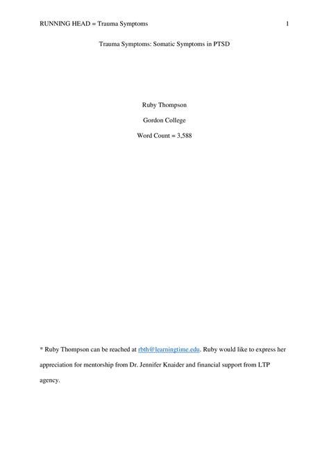 asa title page format