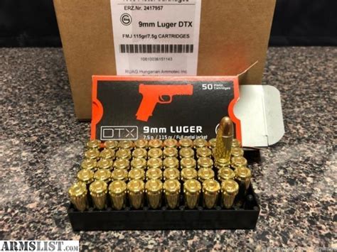 Armslist For Sale 500 Rounds Of Geco 9mm 115g Ammo