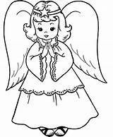 Coloring Christmas Angels Angel Imprimer Anges Pages Ange Beautiful Dessin Printable Dessins Un Kids Colorier Noel Noël Color Print Small sketch template