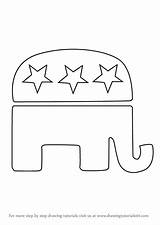 Republican Symbols sketch template