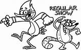 Regular Show Coloring Rigby Mordecai Pages Decal Sticker Vinyl Die Cut Useful Learn Colors sketch template