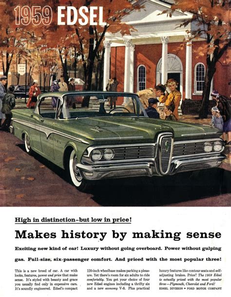 dead brand madness 10 classic edsel ads the daily drive
