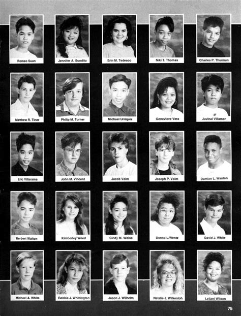 yearbook fledgling vol xxx 1991 section 5 freshmen