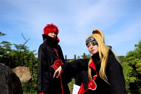 pin de hahahaha em akatsuki cosplay casal lindo loirinha