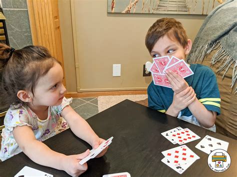 card games  early learners pre  printable fun