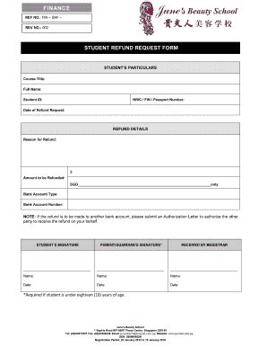 refund request template word form fill   sign printable