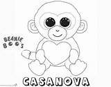 Coloring Beanie Pages Boo Coconut Printable Casanova Kids Bettercoloring Cute sketch template