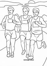 Laufen Malvorlage Malvorlagen Leichtathletik Ausmalbilder Marathon Marathonläufer Bildes Setzt öffnet Durch sketch template