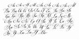 Kalligraphie Buchstaben Schreiben Schreibschrift Anglaise Calligraphy Alphabete Handschrift Alfabet Kalligrafische Zeichnung sketch template