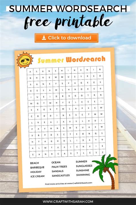 summer word search  minutes  mom summer word search