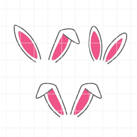 bunny ears svg bunny ears cut file bunny ears clipart bunny ears