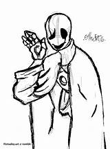 Gaster Undertale Sketch Deviantart sketch template