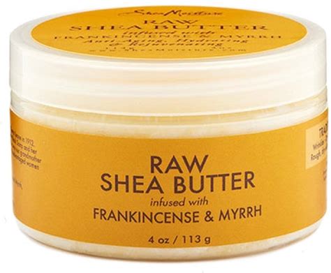 shea moisture raw shea butter infused  frankincense myrrh  oz