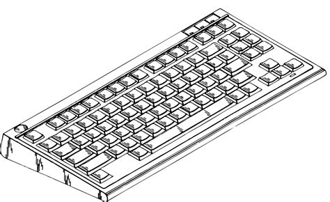 keyboard clipart black  white   keyboard clipart