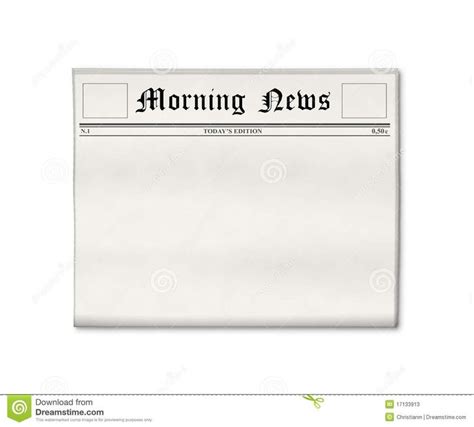newspaper blank template newspaper  front page template  full