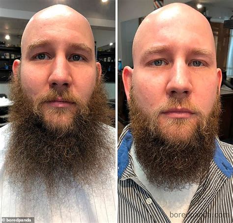 amazing beard transformations show importance of maintaining facial hair daily mail online