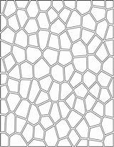 Coloring Pattern Mosaic Pages Printable Paper Drawing Categories sketch template