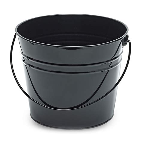large metal beer bucket black drinkstuff