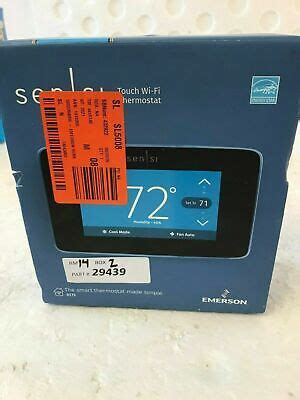 emerson sensi touch wi fi smart thermostat  touchscreen color display st ebay