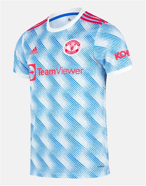 adidas adult manchester united   jersey blue life style