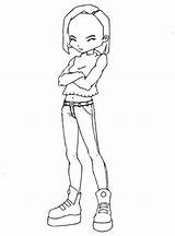 Lyoko Code Coloring Pages Books Categories Similar sketch template