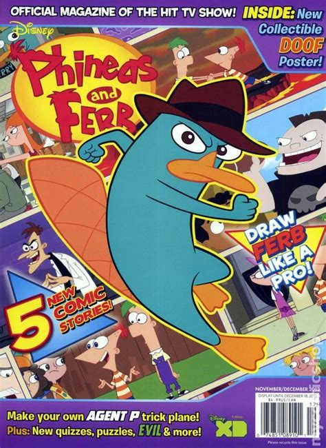 Phineas And Ferb Magazine 2012 Comic Books Phineas And