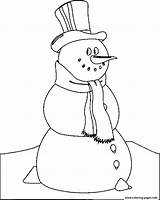 Coloring Kids Snowman Pages Printable sketch template
