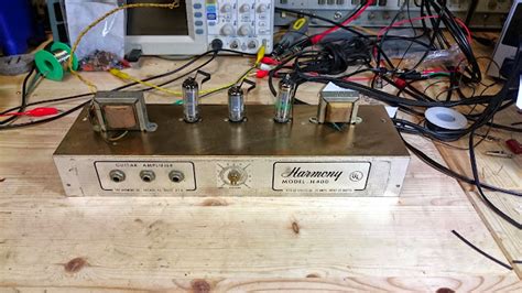 harmony  tube guitar amplifier repair retrovoltage