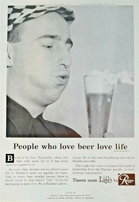 beer in ads 3818 people who love life love beer brookston beer bulletin