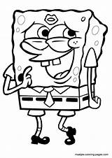 Spongebob Coloring Pages Squarepants Maatjes Sponge sketch template