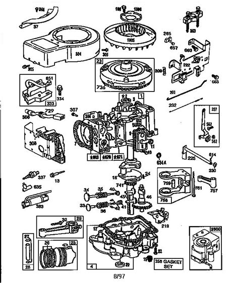 engine parts diagram  briggs