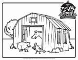 Barn Coloring Pages Farm House Red Drawing Printable Simple Drawings Color Getdrawings Getcolorings Successful Print Paintingvalley sketch template