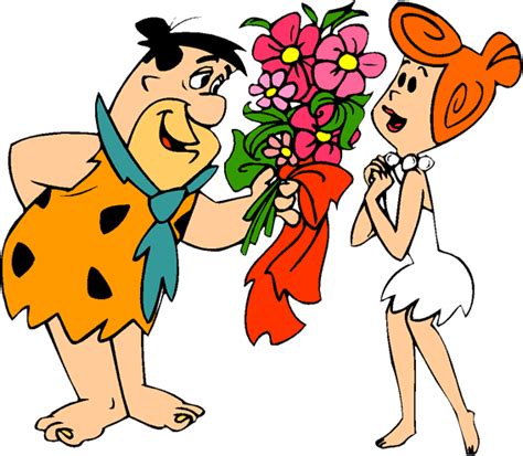 Fred And Wilma Flintstones Fred Wilma Flintstones 011  Famous