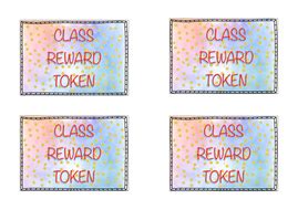 class reward tokens teaching resources