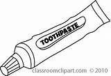 Toothpaste Toothbrush Tooth Paste Cliparts Printables sketch template