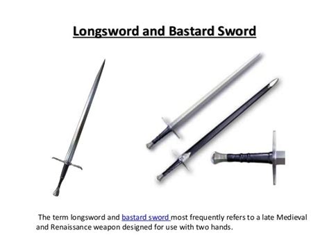 Types Of Swords