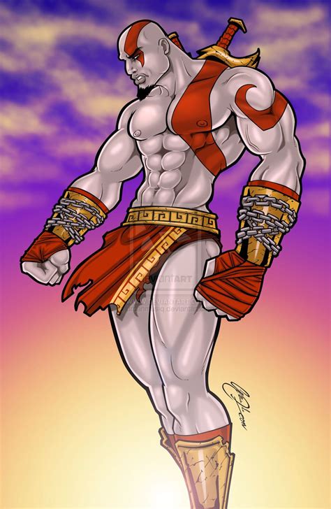 Kratos God Of War By Leon By Urbanmusiq On Deviantart
