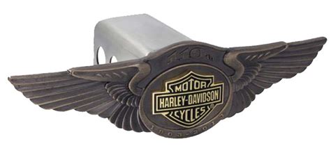 harley davidson trailer hitch cover limited edition  metal   hdhc wisconsin
