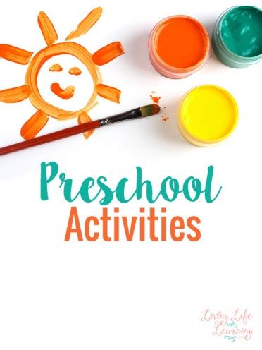 preschool activities  learning fun