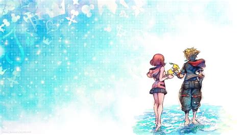Sora And Kairi Kingdom Hearts And 1 More Drawn By Nomura Tetsuya