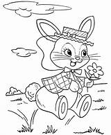 Coloring Easter Bunny Pages Printable Kids Sheets Bunnies Fun Cute Sunny Rabbit Print Activities Color Clothing Colouring Worksheet Activity Hopping sketch template