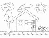 Mewarnai Gambar Anak Rumah Untuk Aneka Disimpan Dari Warna sketch template