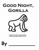 Gorilla Goodnight Carle Wh sketch template
