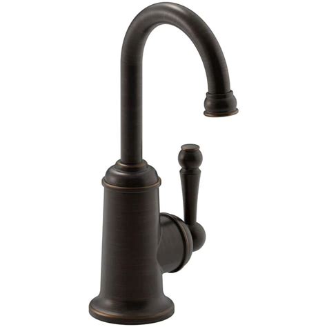 kohler wellspring single handle kitchen faucet  oil rubbed bronze   bz  home depot