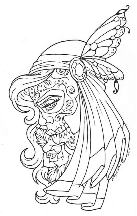 aesthetic coloring pages day   dead  printable coloring pages