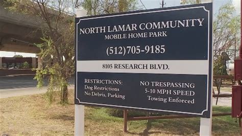 residents  north lamar mobile home park voice concerns
