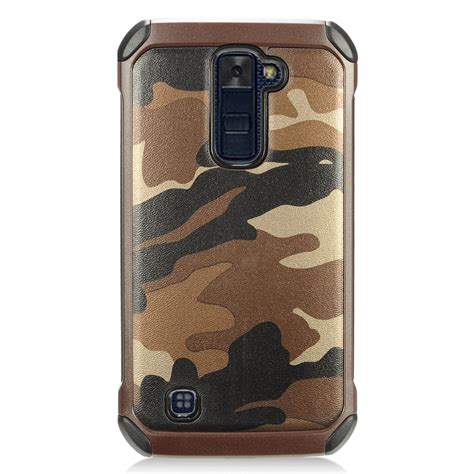 lg  phone case  insten camouflage hybrid dual layer hard pctpu rubber case cover  lg